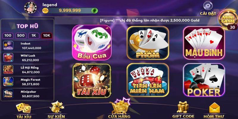 Các siêu phẩm tại game bài đổi thưởng nmkl