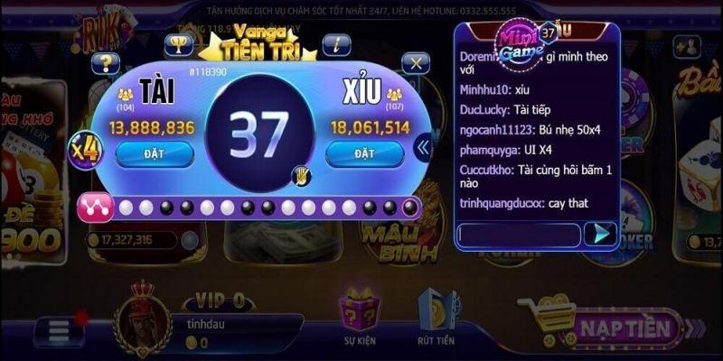 Các trò chơi tại cổng game bài đổi thưởng rikvip