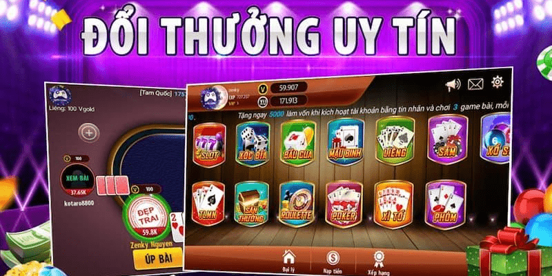 Những trò chơi hấp dẫn trong game bài đổi thưởng unite4good.