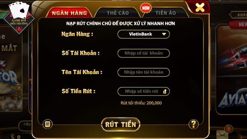 Hướng dẫn các bước Rút tiền Hit Club chi tiết