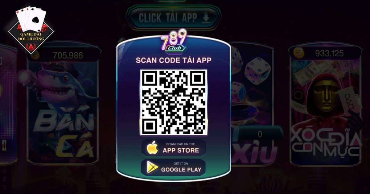 Tiến hành quét mã QR để tải app