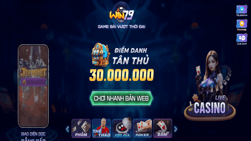 Win 79 - Cổng game đổi thưởng hấp dẫn bật nhất Việt Nam