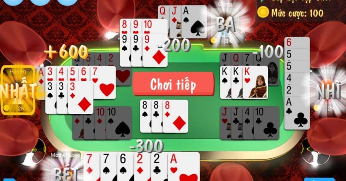 Cách tính điểm trong game bài phỏm tá lả