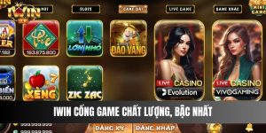 IWIN cổng game chất lượng, bậc nhất